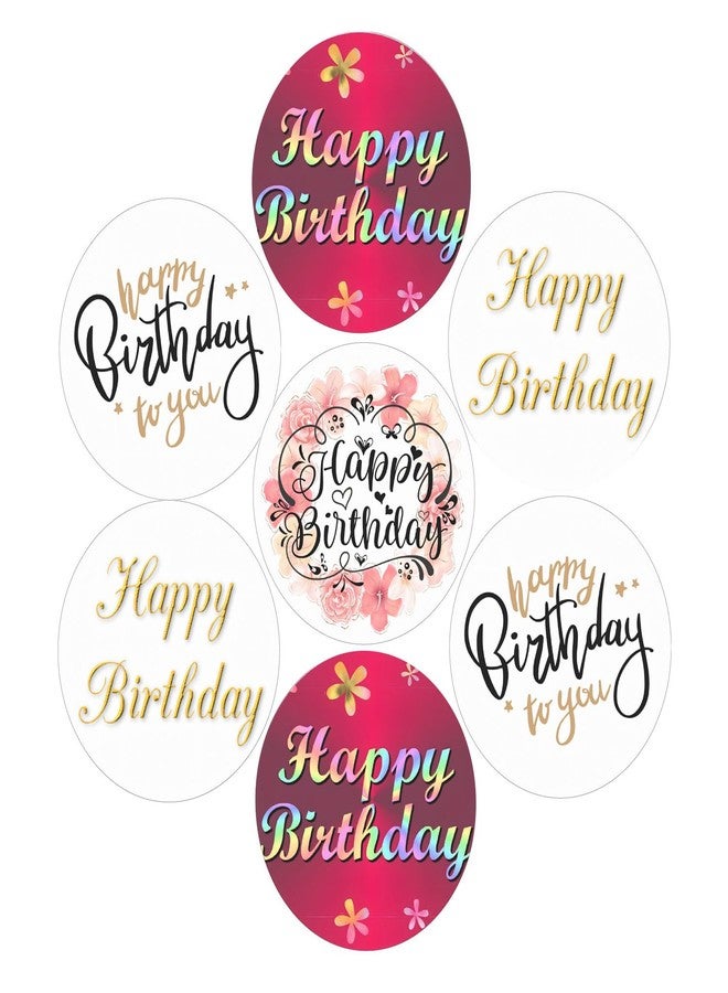 SLGIFT ملصقات فينيل بتصميم عيد ميلاد سعيد من SLGIFT، ملصقات فينيل ذاتية اللصق، 40 قطعة، ملصقات دائرية 2 × 2 بوصة، 4 تصاميم فريدة، 199 ريال سعودي - Image 1